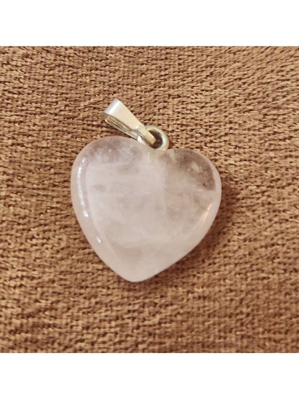 Quartz Heart Pendant - Crystals Pendant Healing - Mini Crystal Pendant